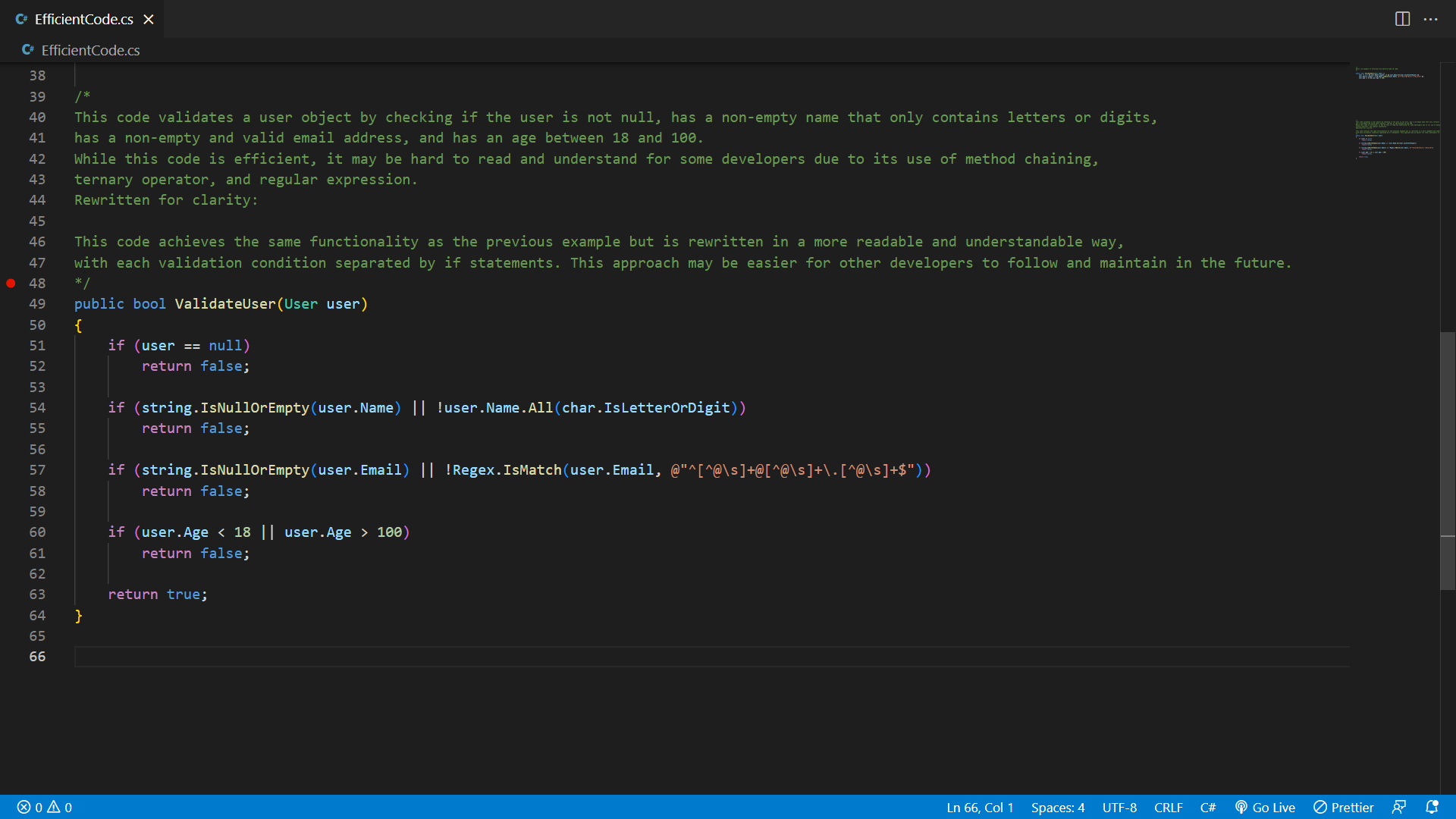 Code Smell - Keep It Simple