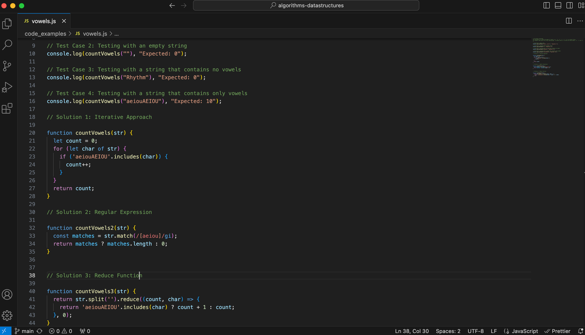 The Vowels Counting Challenge: Solving It with JavaScript