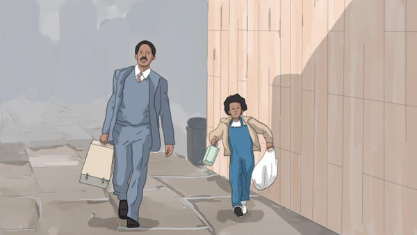 Pursuit of happyness (illustration by San Tuon)