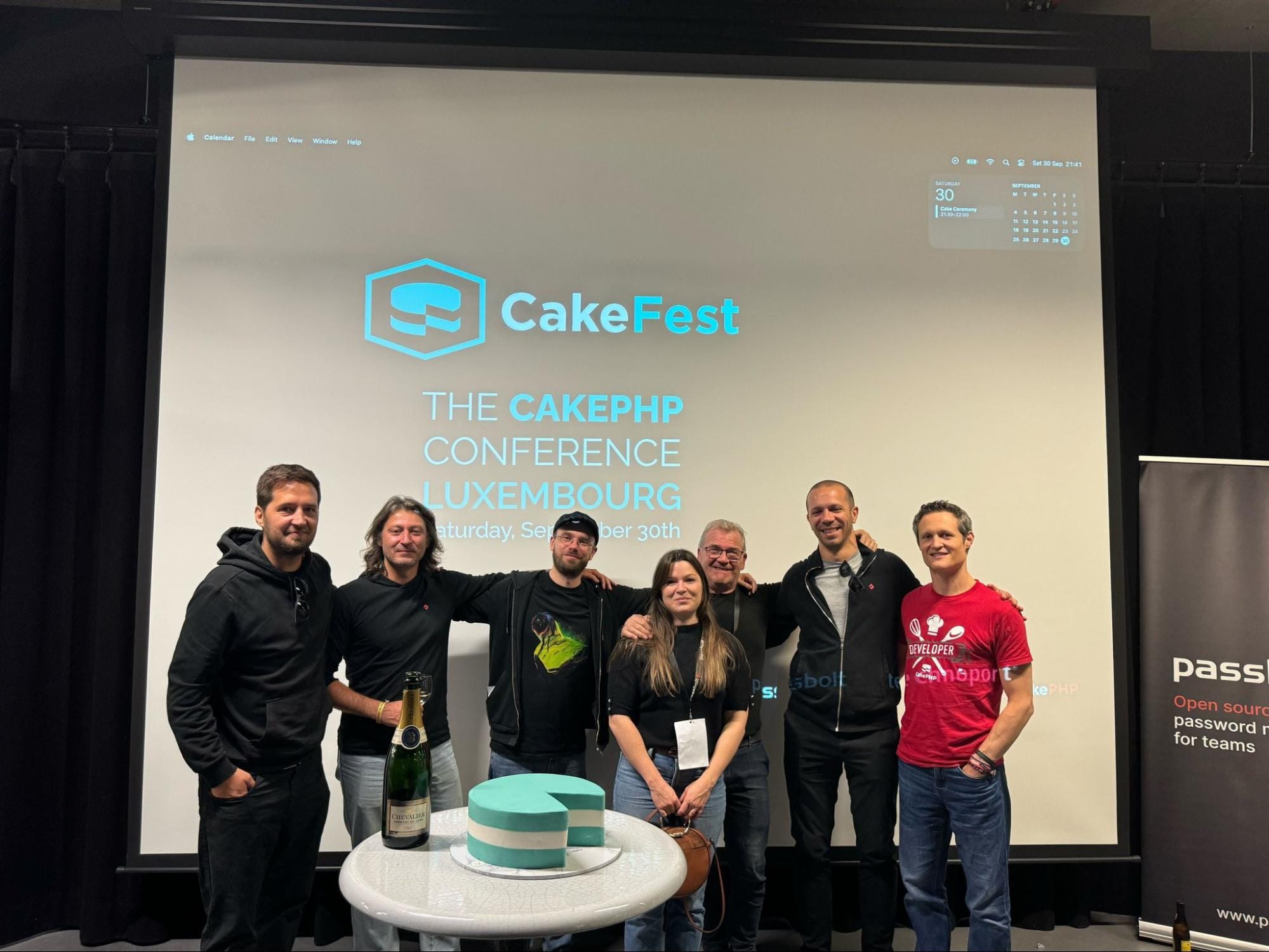 Fig. Passbolt's group photo at the CakeFest event