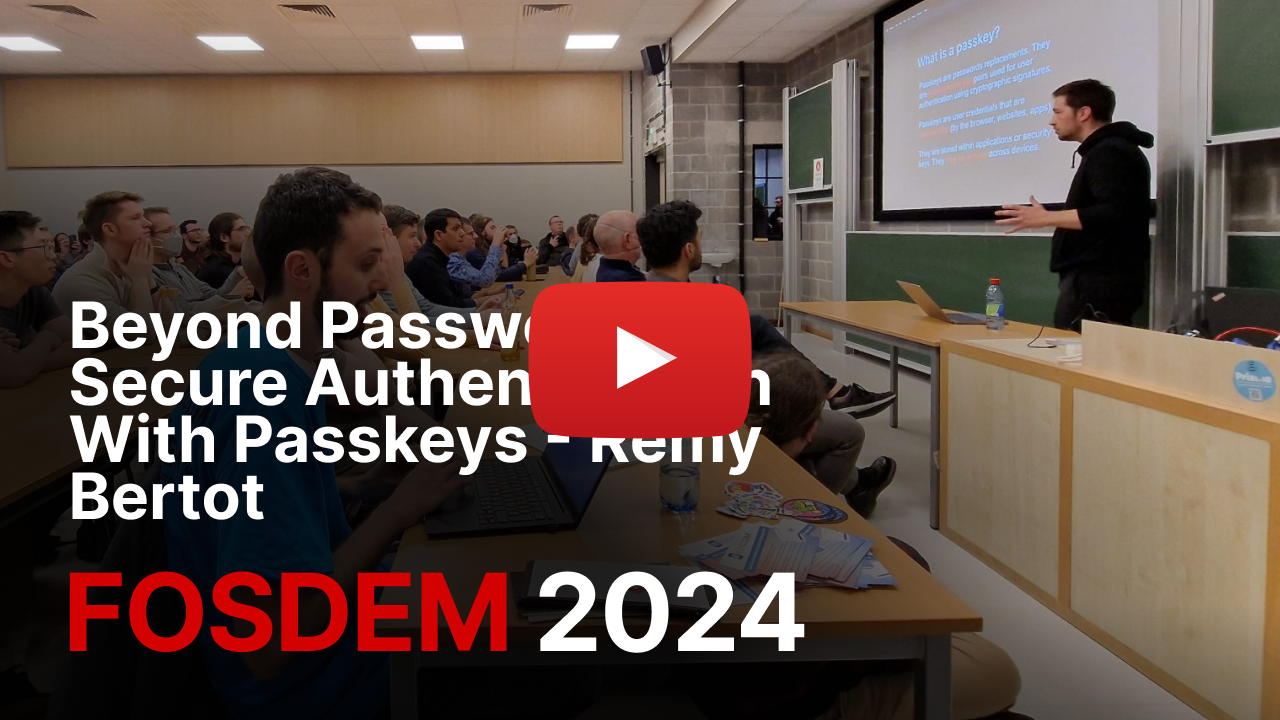 Remy's talk on Passkey