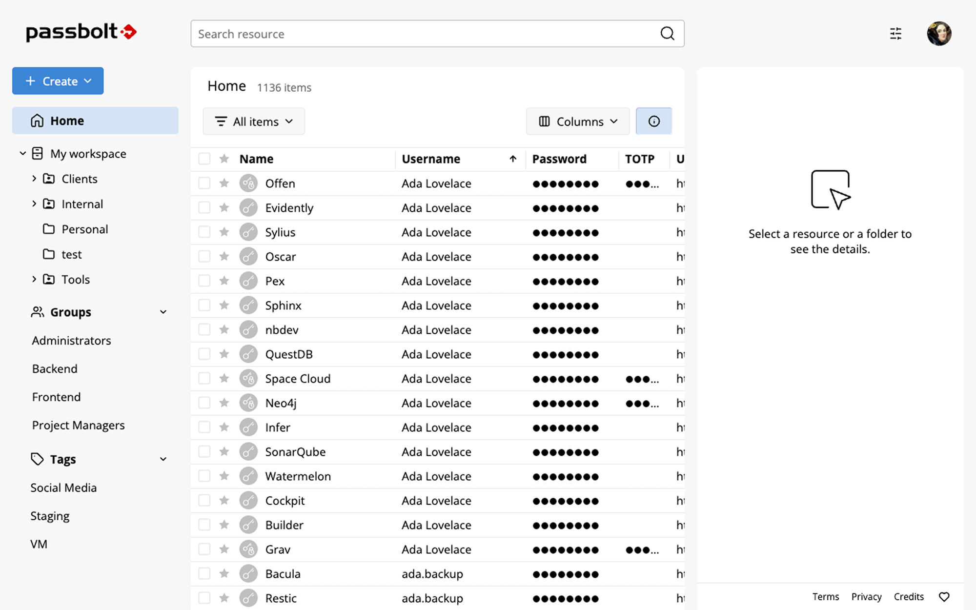 Fig 1. Main Workspace