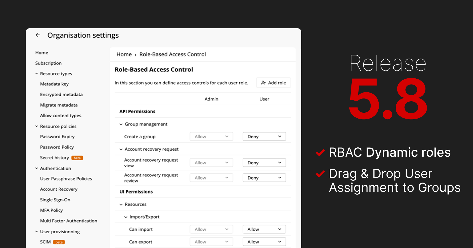 Passbolt Release Note: 5.8.0 - Everything in its Right Place | Browser Extension & API