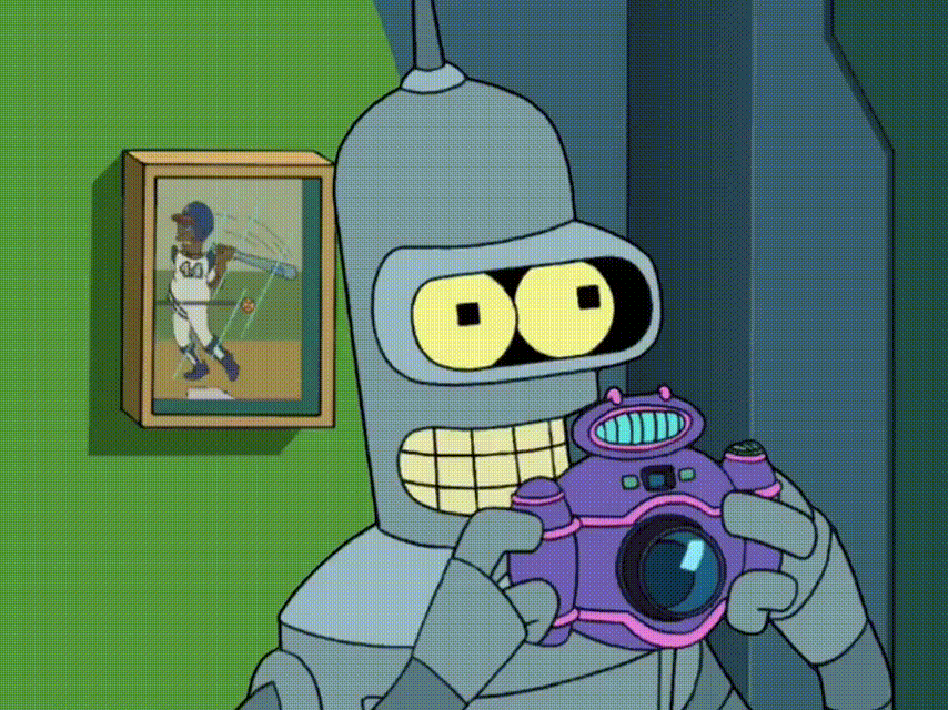 Futurama gif — bender neat