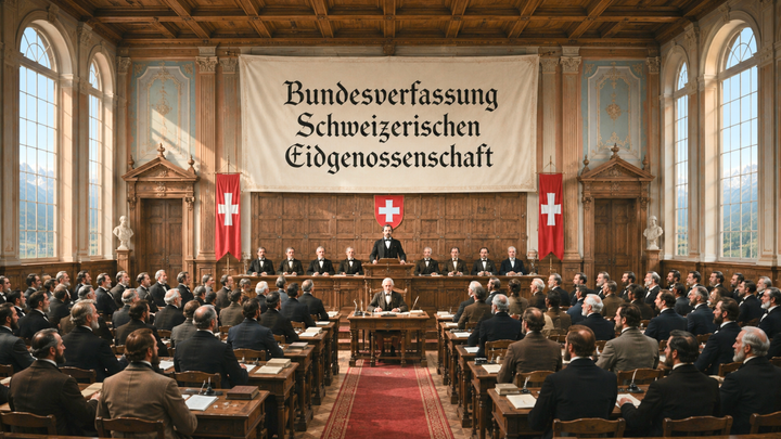 Die Schweiz, stolze Demokratie seit 1848 – und eine amerikanische Erfindung?