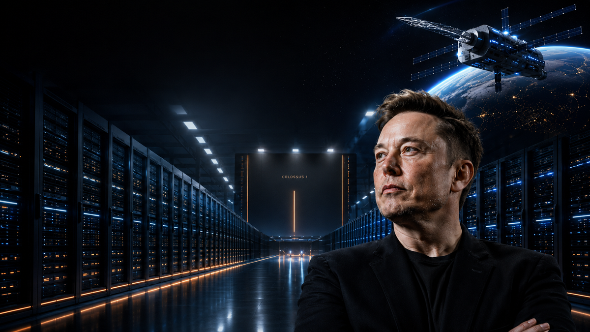 Musk Just Rented His Supercomputer to His Biggest AI Rival