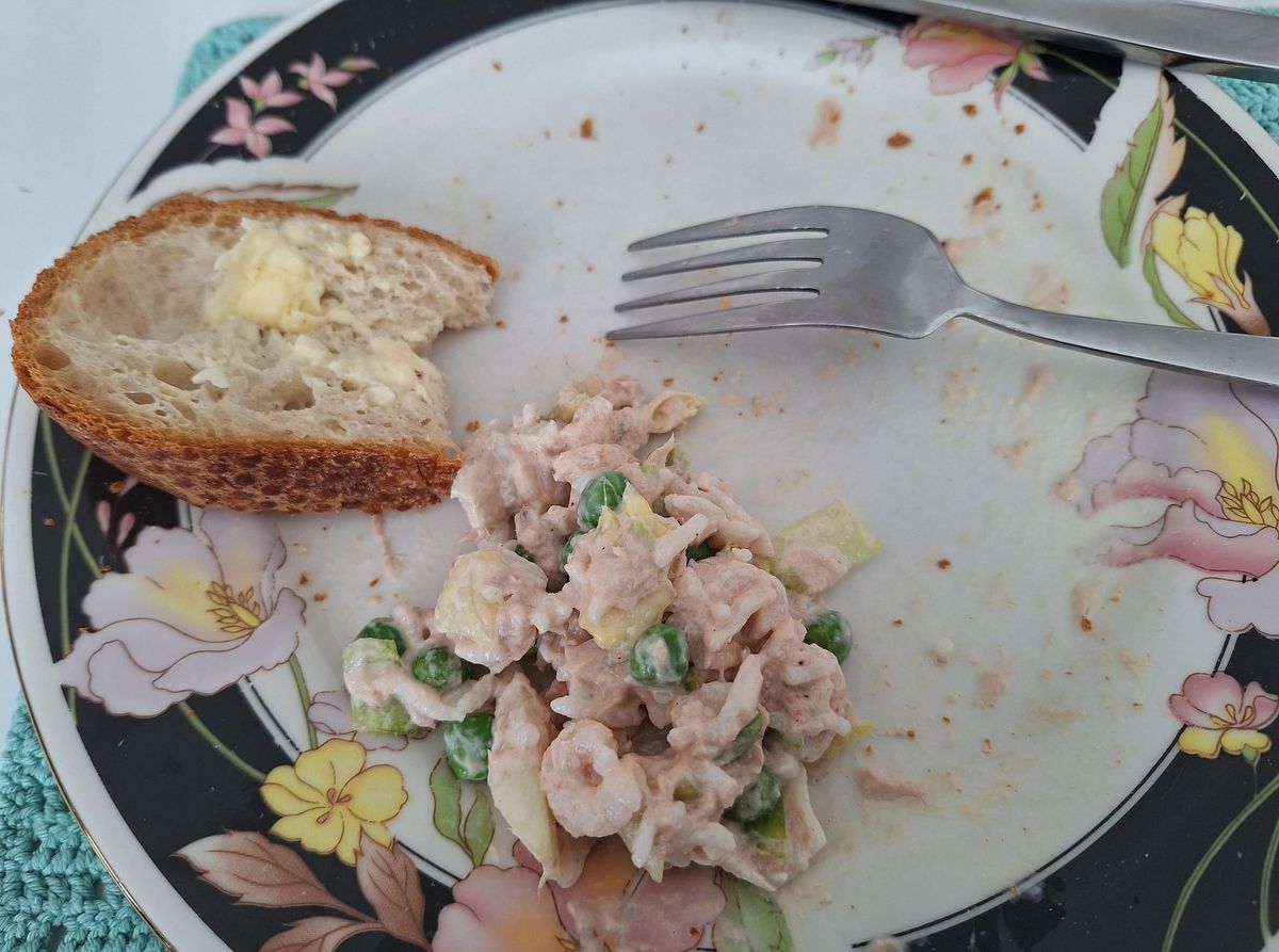 Tunsalat med rejer