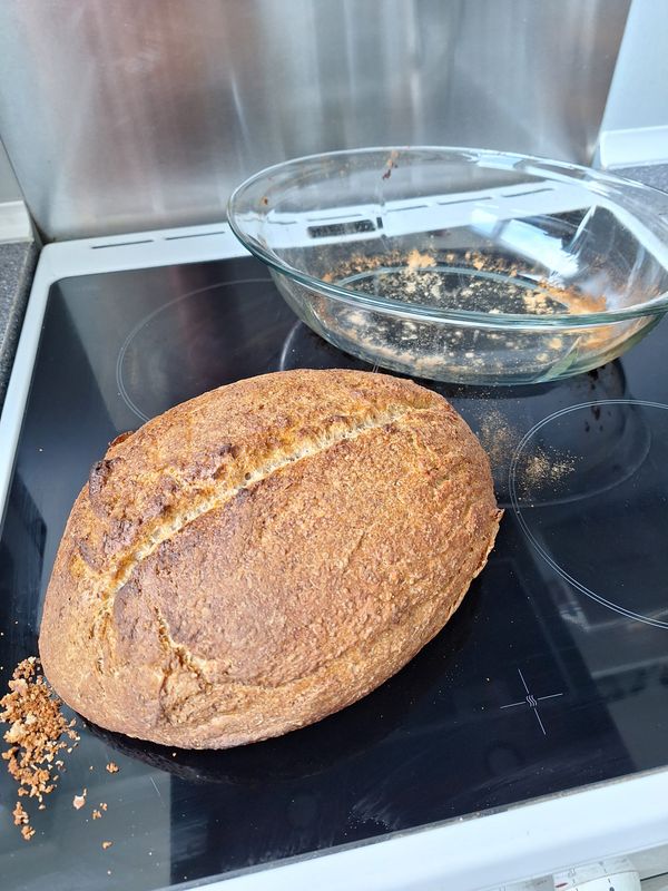 Grydebrød med sprød skorpe