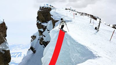 Härteste Ski-Abfahrt der USA: Corbet's Couloir