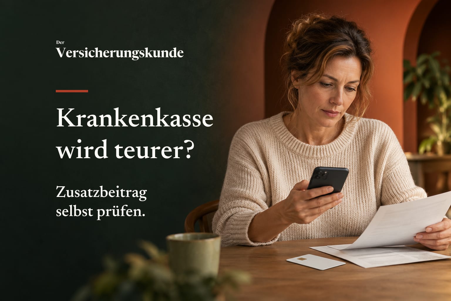 Titelbild: Dein Zusatzbeitrag zählt. Was die GKV-Prognose für dich bedeutet.