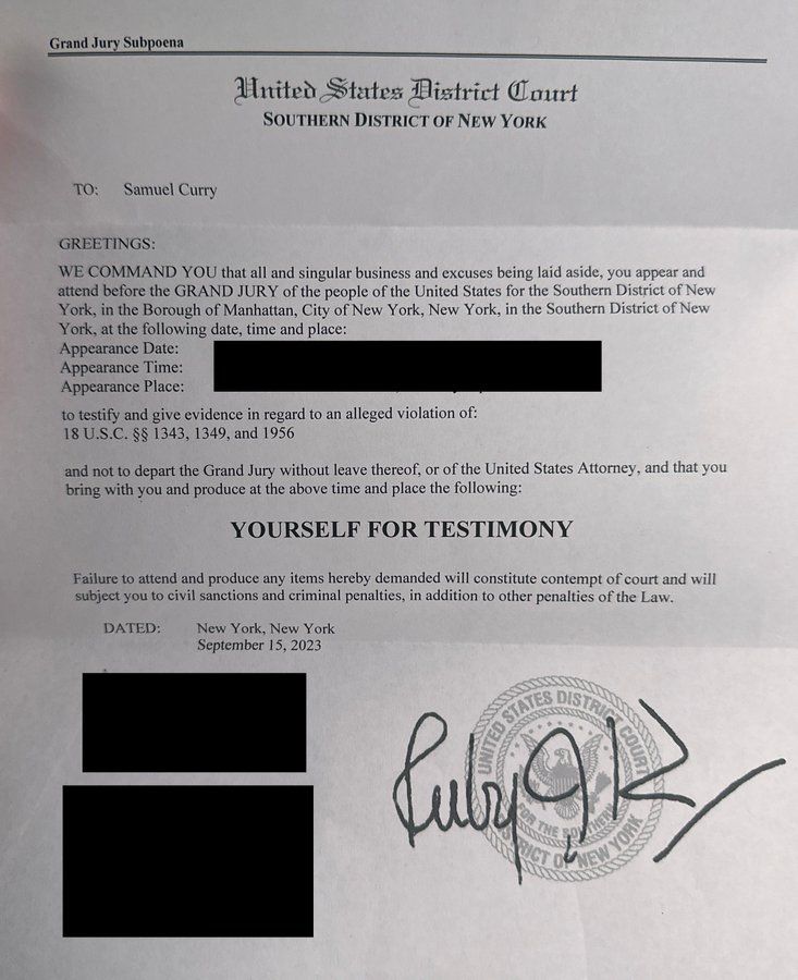 security researcher subpoena