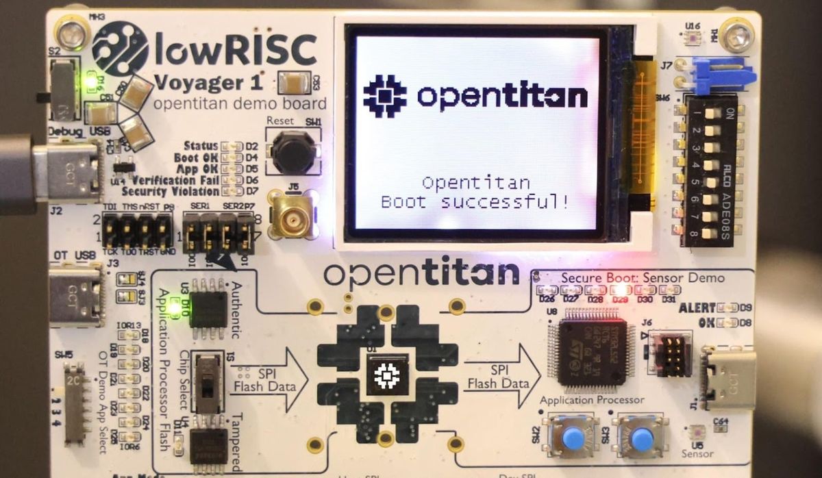 Commercial production of OpenTitan is a RISC-V landmark. What's next?