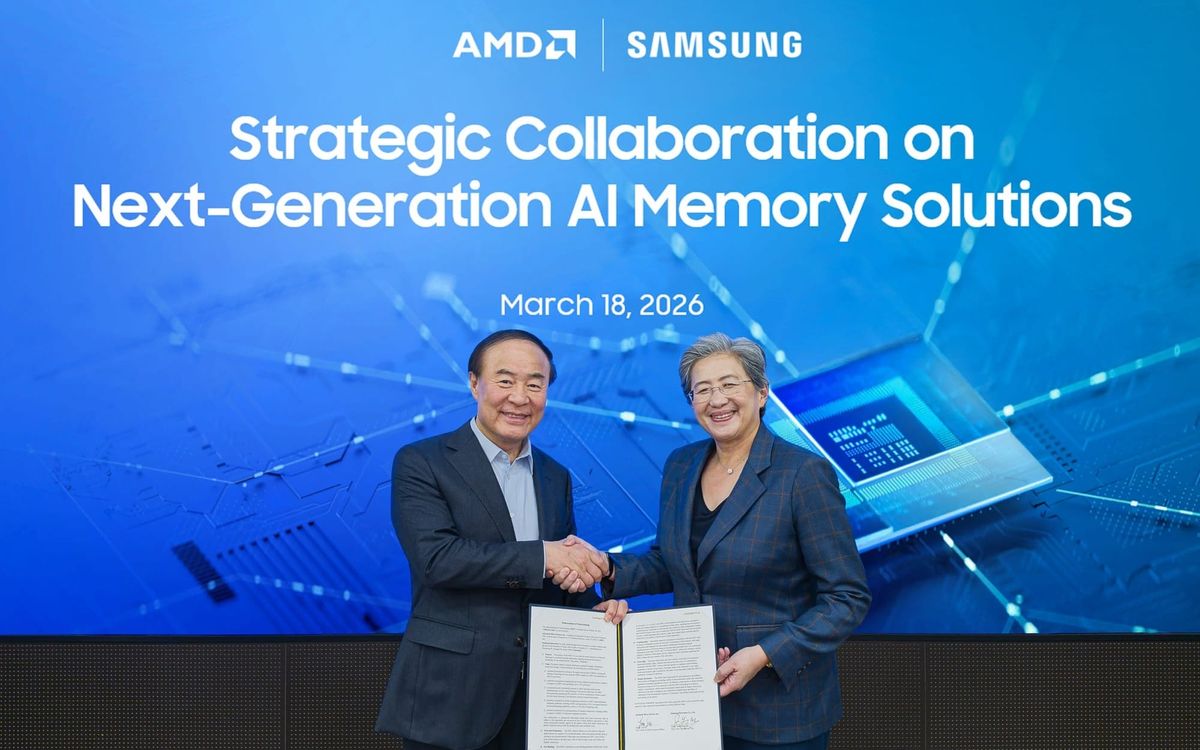 AMD keeping Samsung close amid memory shortage