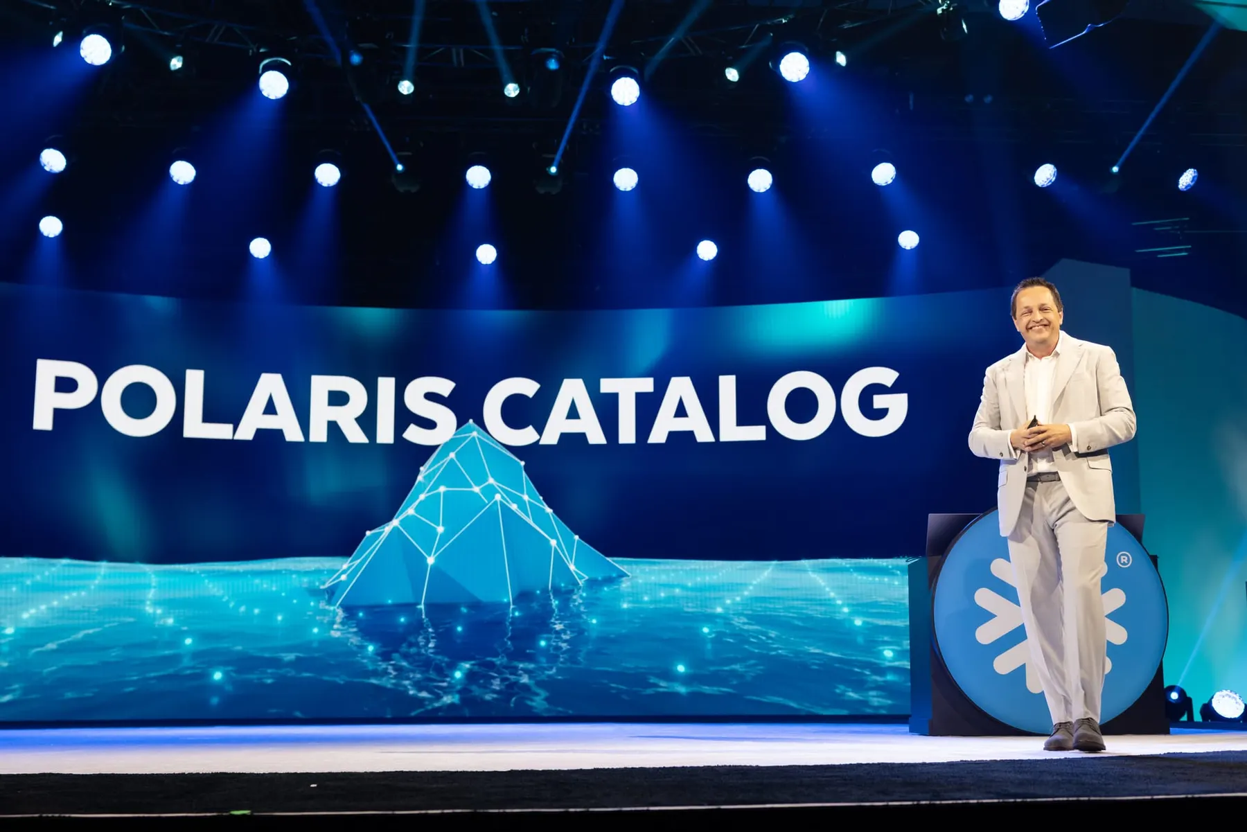 Snowflake executive vice president of product Christian Kleinerman on stage Tuesday at Snowflake Summit