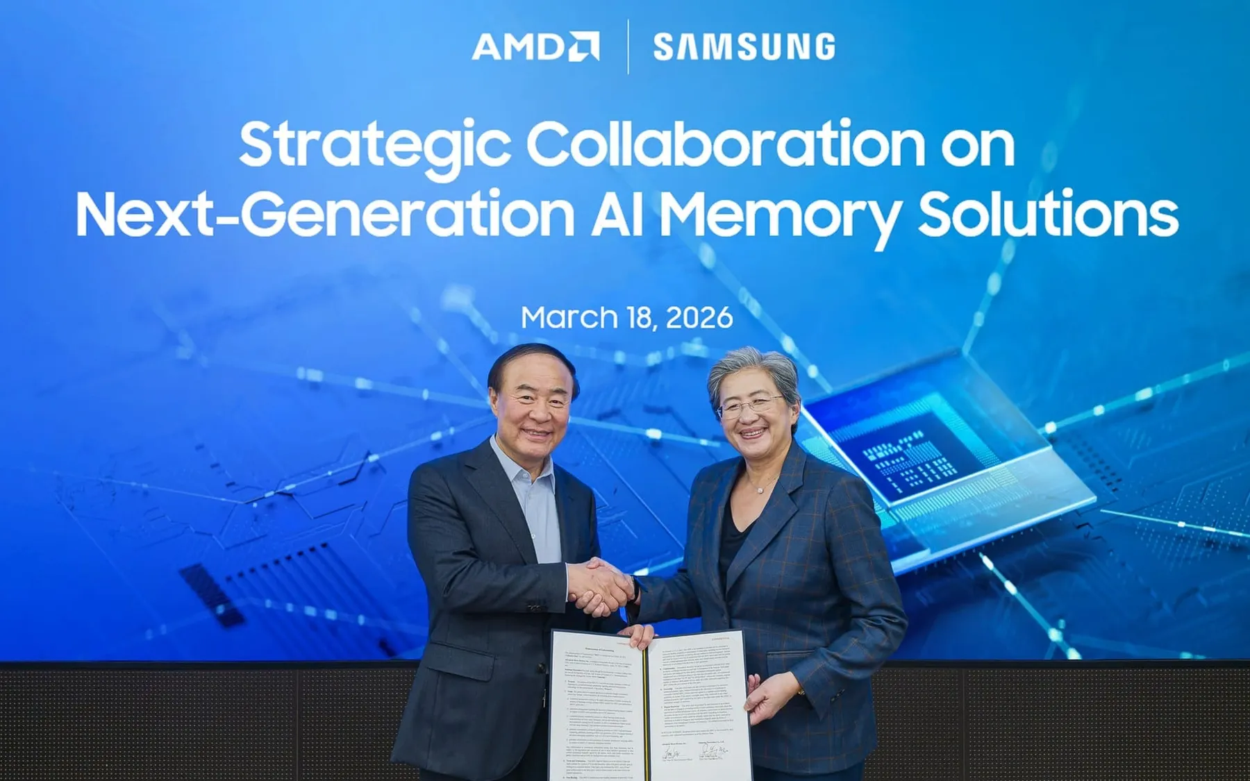 AMD keeping Samsung close amid memory shortage