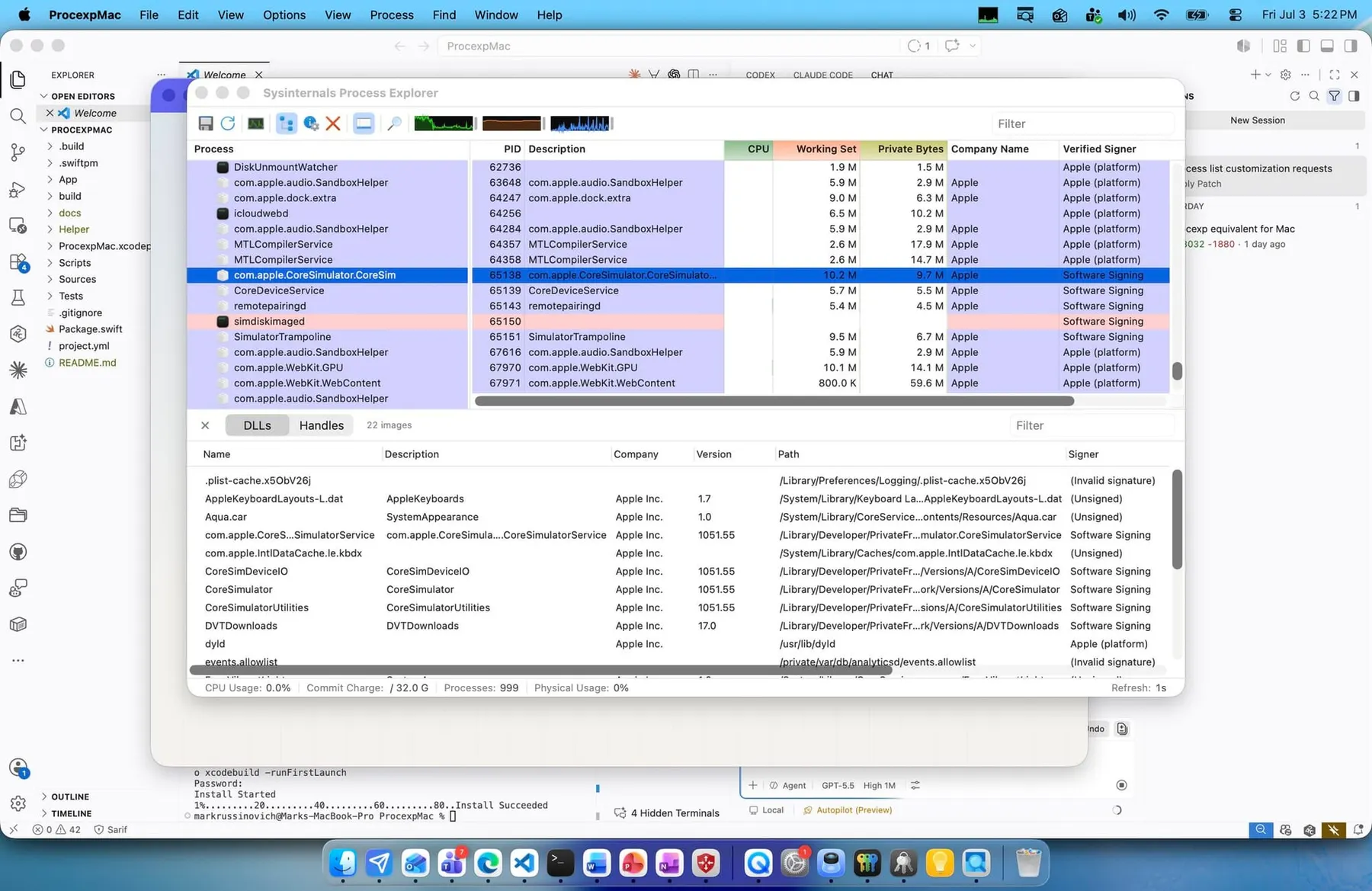 "MacInternals:" With help from AI, the Process Explorer dev tool is coming to Apple "in a few weeks"