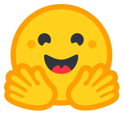 the hugging face emoji