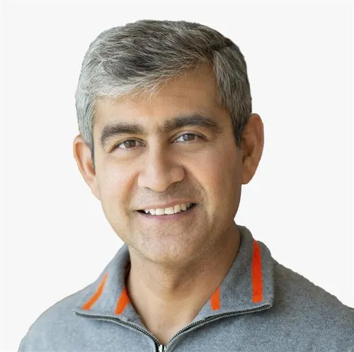 a headshot of ServiceNow president, chief product officer, and chief operating officer Amit Zavery
