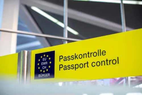 An EU passport control gate. AWS and Red Hat promised "verified" EU citizens would be the only staff on their sovereign cloud products