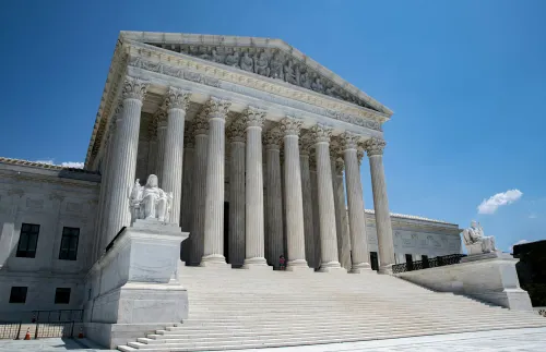 The outside of the US Supreme Court