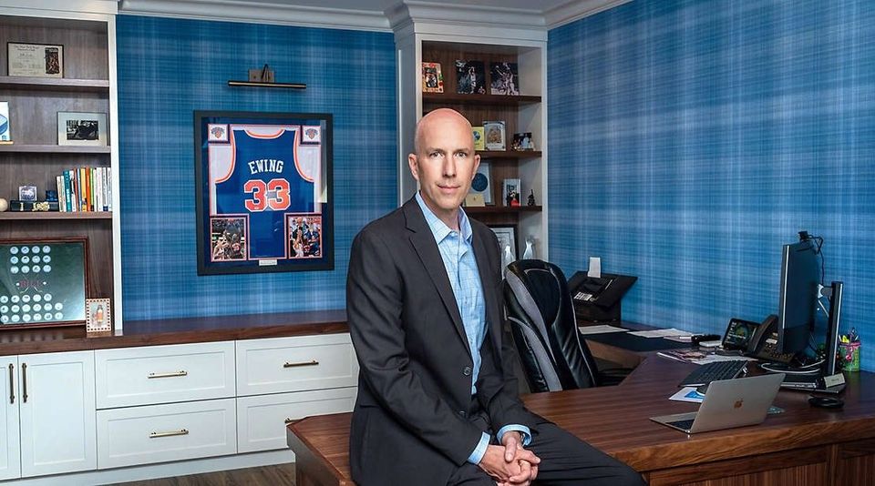 Bill Cassidy, CIO, New York Life in his office