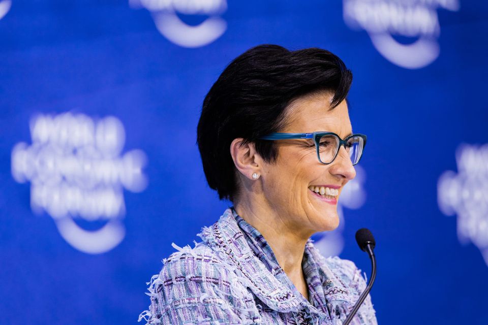 Jane Fraser at the World Economic Forum Annual Meeting  in 2022 (Image: World Economic Forum)