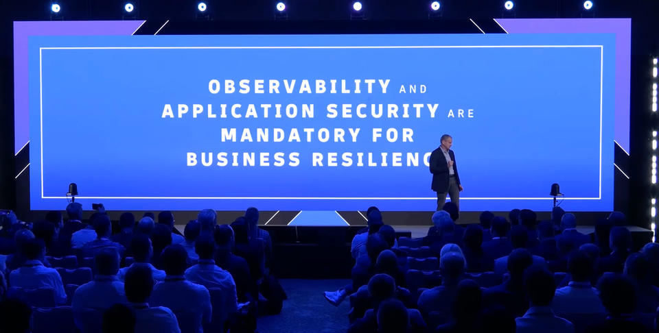 Rick McConnell, CEO, pictured during his keynote speech at Innovate EMEA 2024