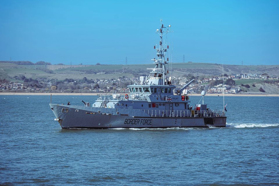 A UK Border Force boat on patrol. The Home Office will use OSINT for border security operations