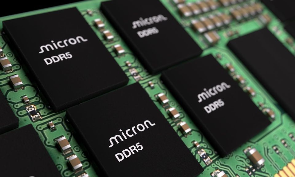 Micron DDR5 chips, also sold as part of its Crucial brand