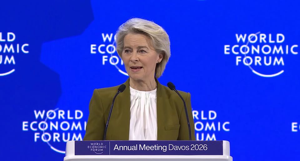 EU President Ursula von der Leyen announced plans for EU Inc at the World Economic Forum