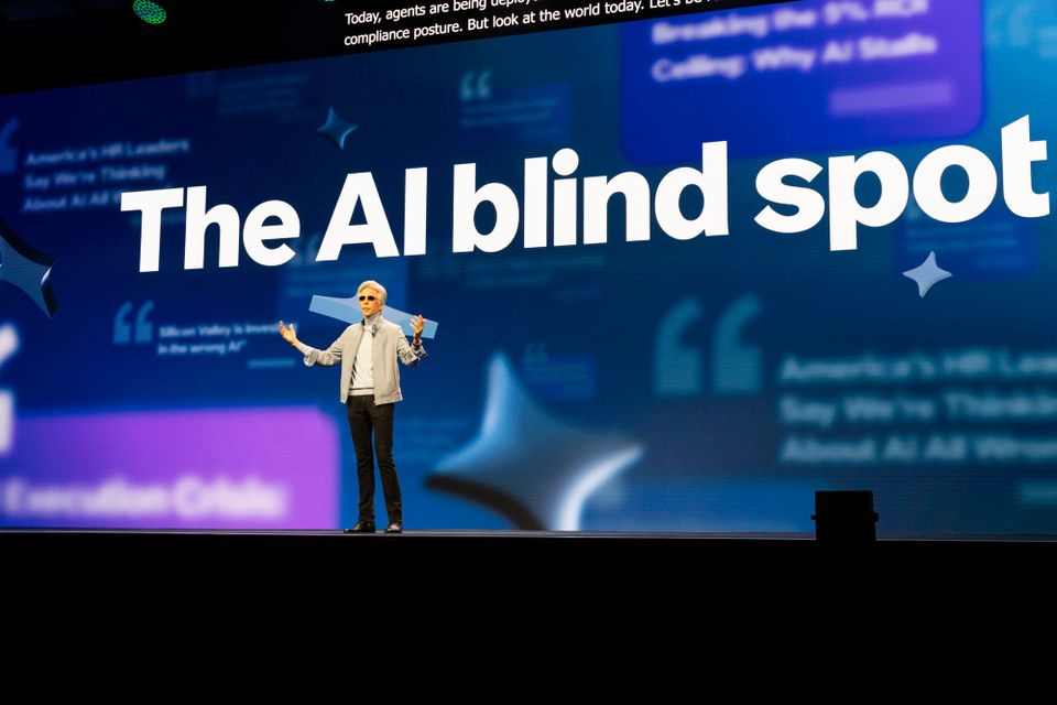 ServiceNow CEO Bill McDermott delivers the opening keynote at Knowledge 2026.
