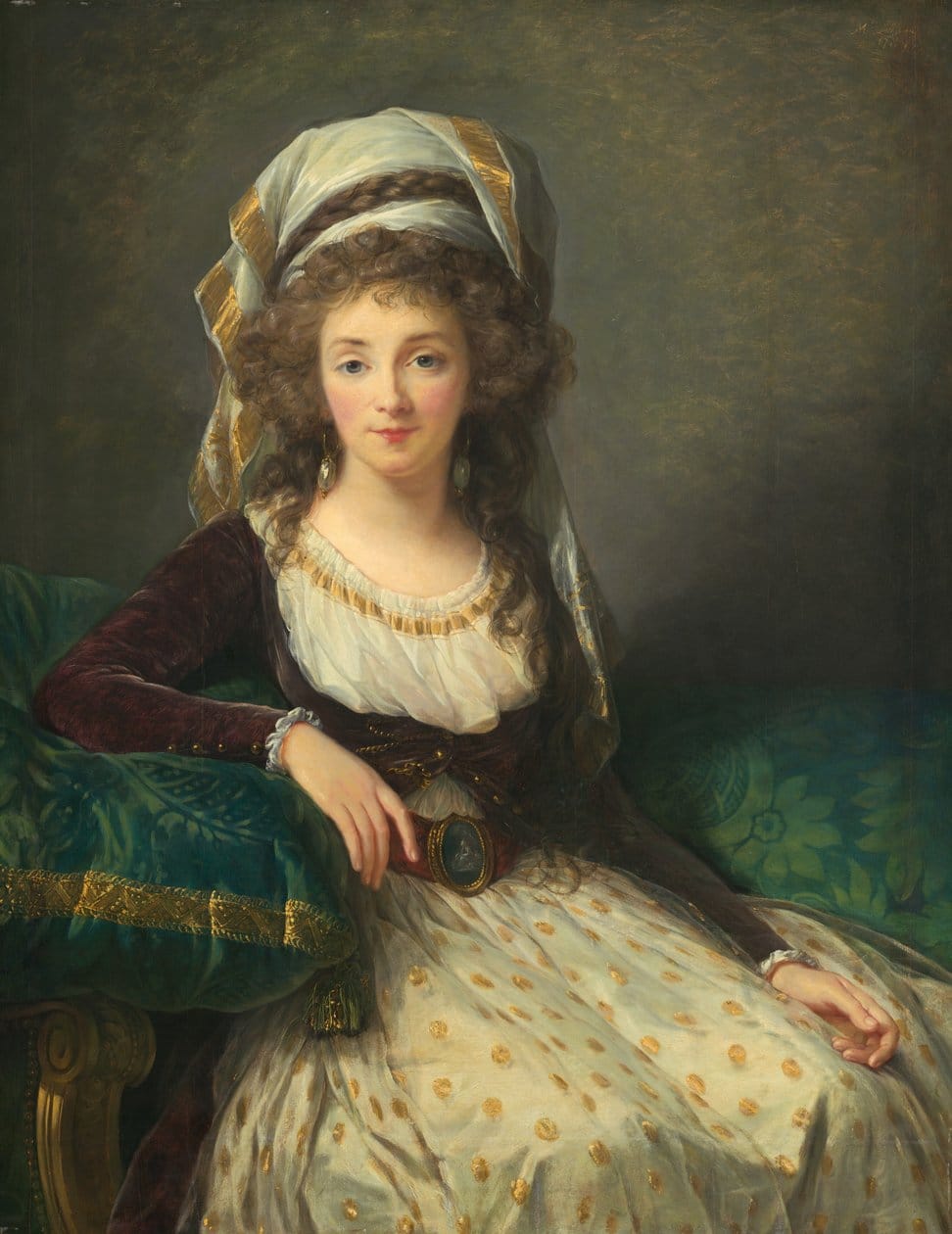 Henriette Anne Louise d'Aguesseau, Duchesse d'Ayen, 1789 by Elisabeth Louise Vigee-Lebrun