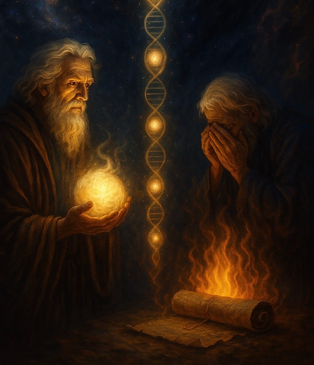 From Light to Laodicea: A Visionary Thread Between Genesis and Revelation