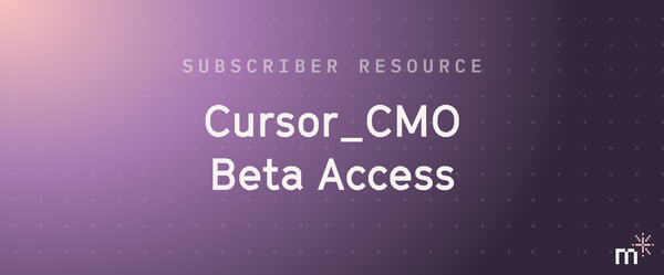 Private Beta: Cursor_CMO Skill Suite