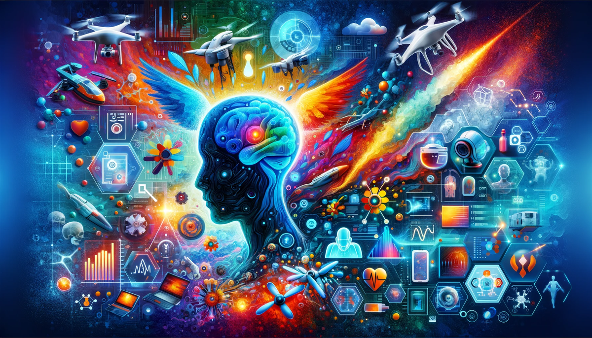 Human and AI working together illustrating collaborative intelligence