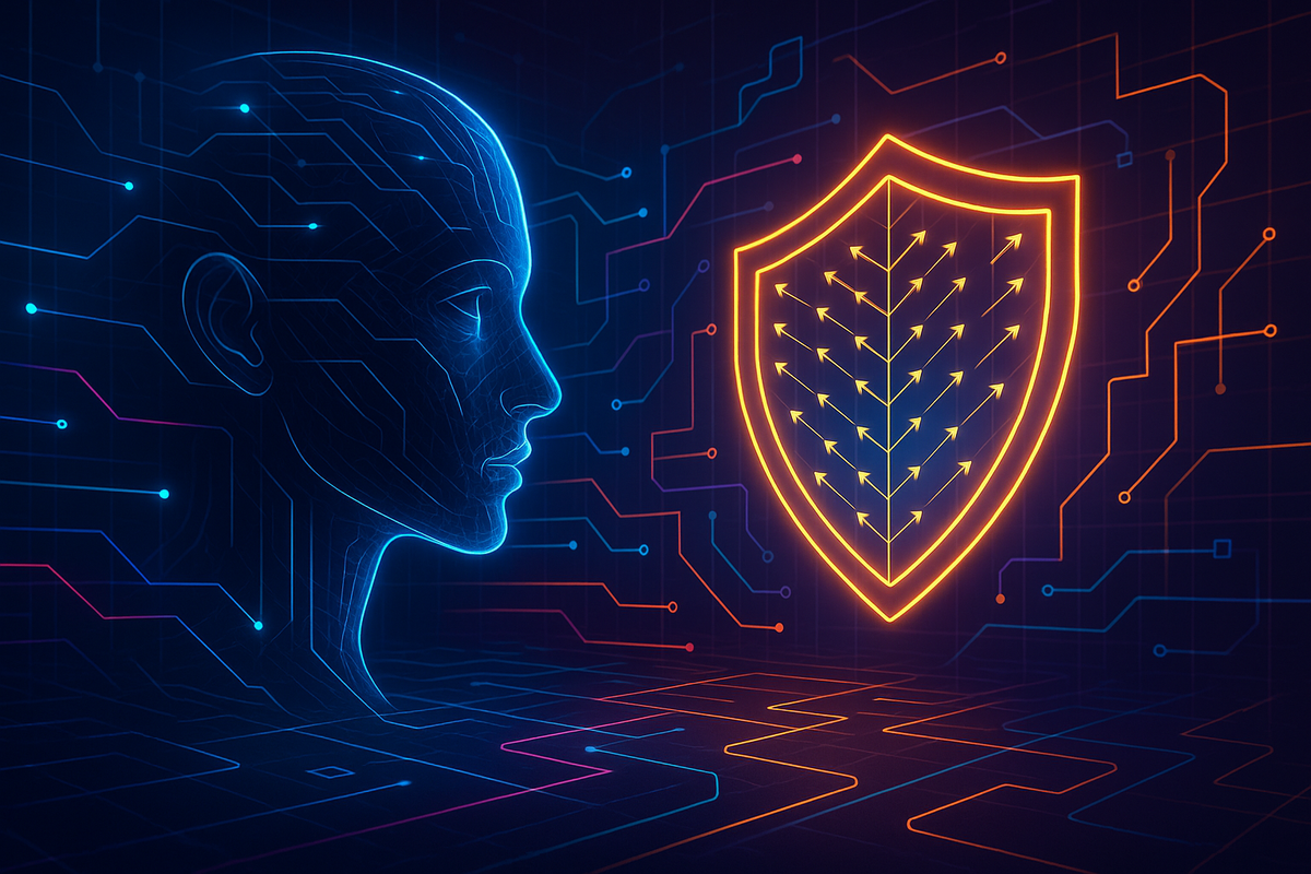 Illustration of GoalOS guardrails guiding autonomous enterprise AI