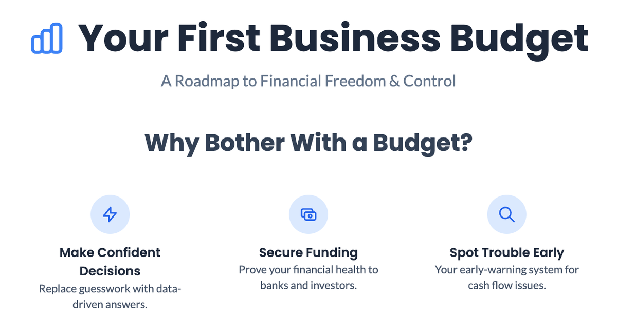 The Definitive, No-Fluff Guide to Creating Your First Real Business Budget