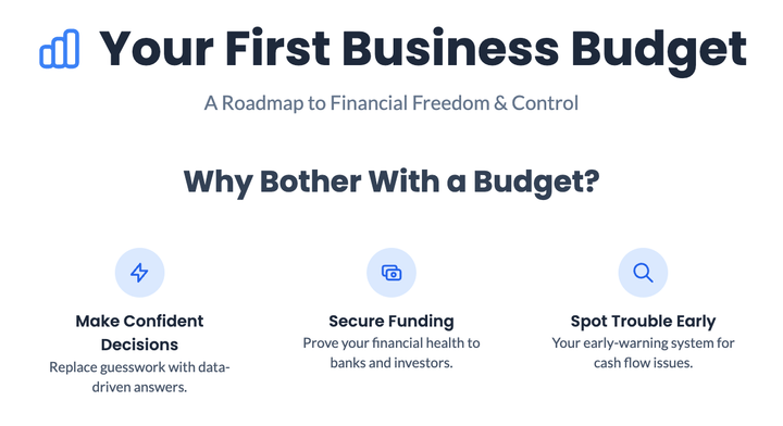 The Definitive, No-Fluff Guide to Creating Your First Real Business Budget