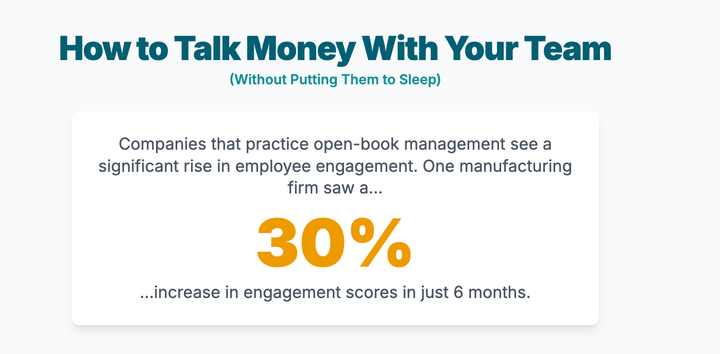 How to Talk Money with Your Team (Without Putting Them to Sleep)