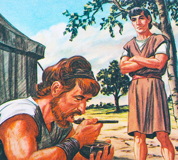 por un plato de lentejas