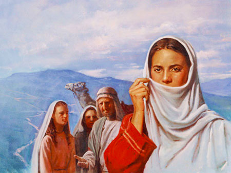 rebeca encuentro con isaac