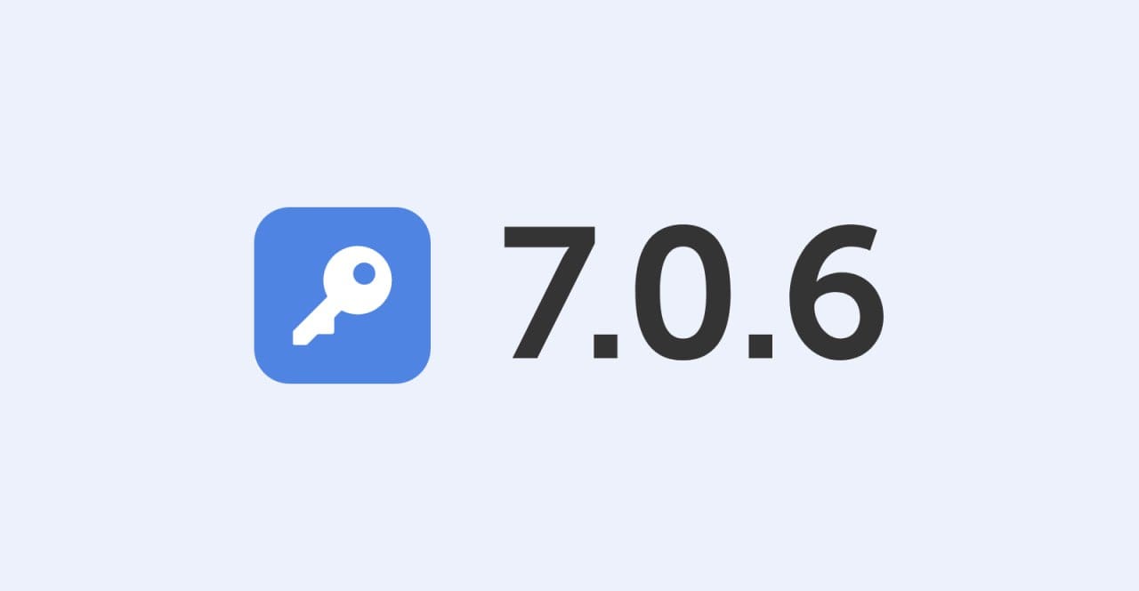 Passwork 7.0.6 release