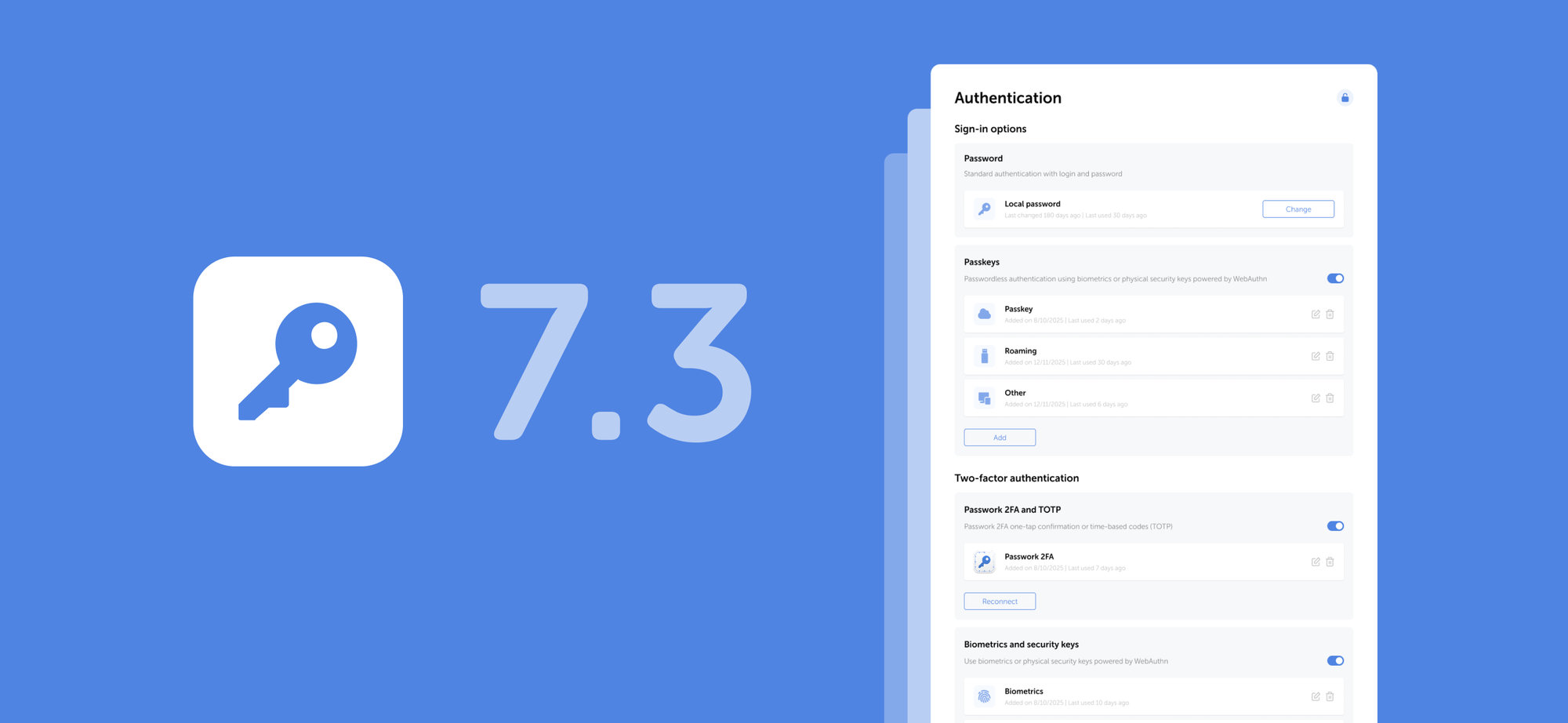 Passwork 7.3 release