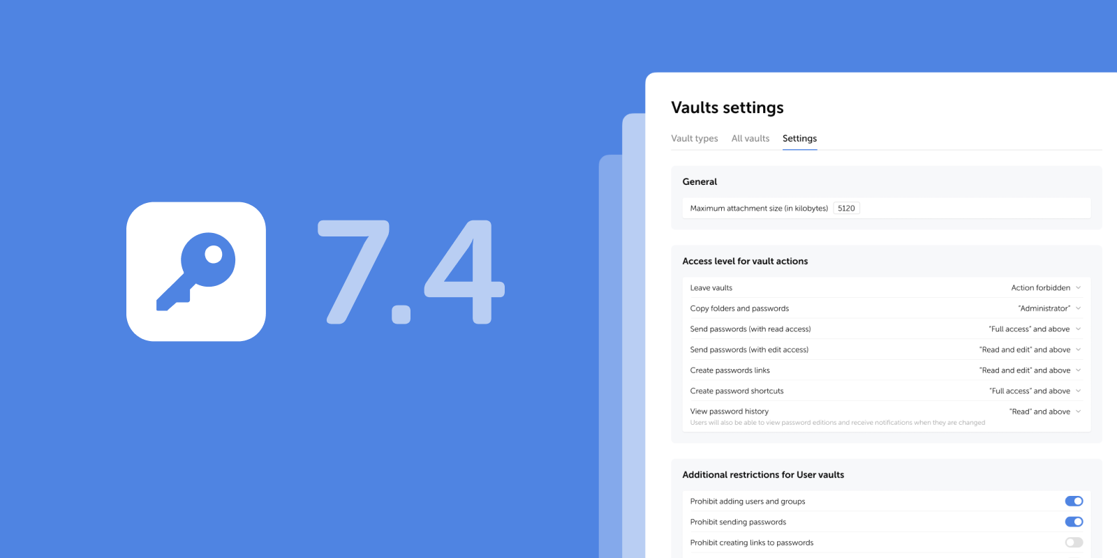 Passwork 7.4 and 7.4.1 releases