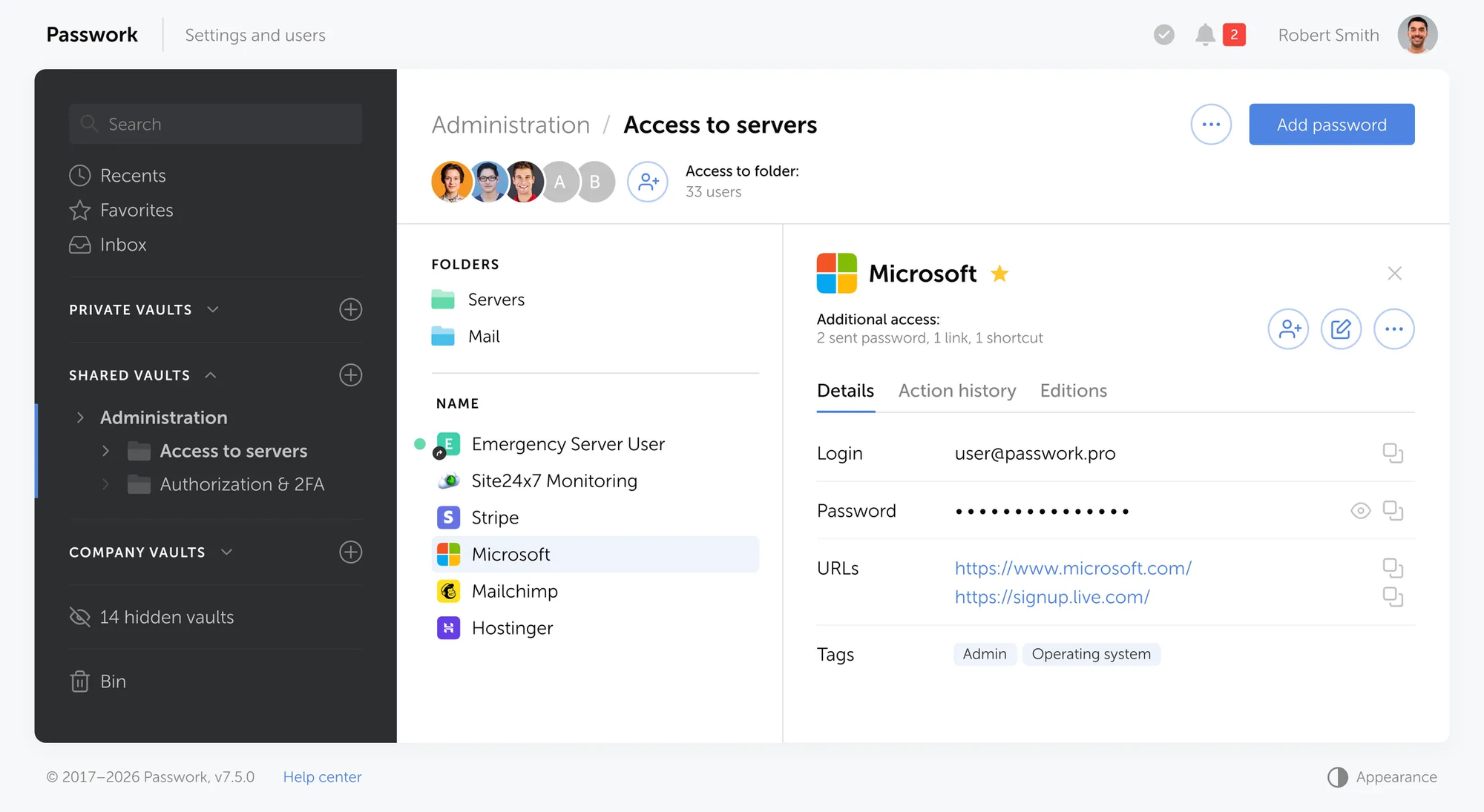 A corporate password manager like Passwork covers that layer. Here is how it maps to the lifecycle. Storage and classi