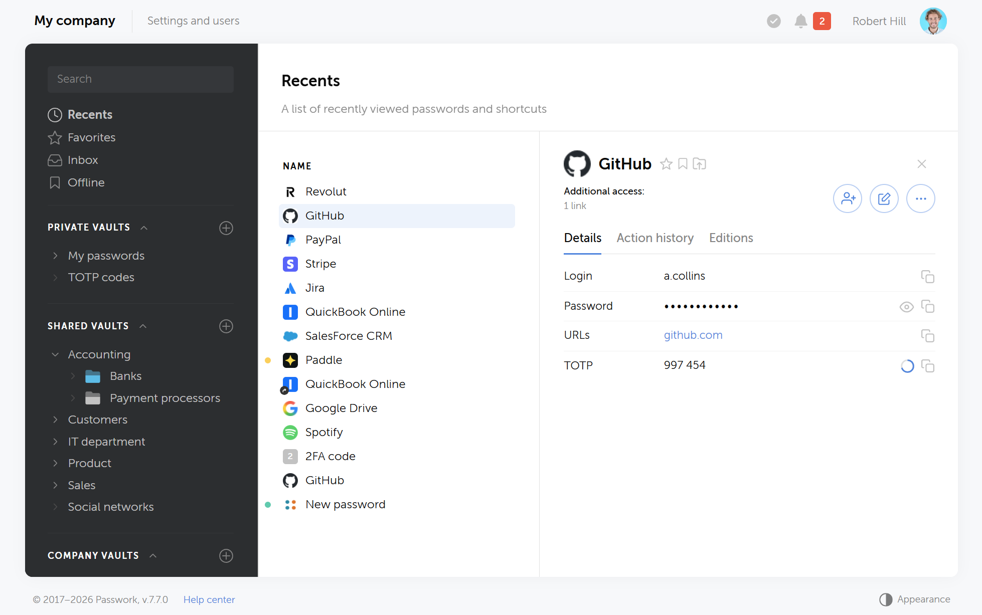 A centralized, structured repository