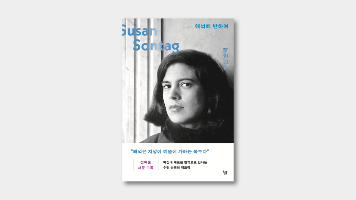 작가와 작품을 동일시하면 안되는 이유 / 『해석에 반하여』(수전 손택)