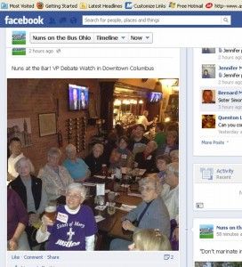 Nuns watch debate