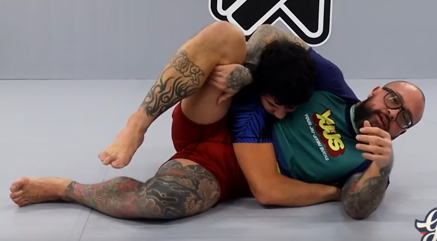 Using a headlock to escape side control