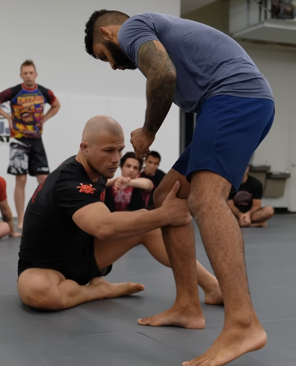 Wrestle ups from around the legs passing
